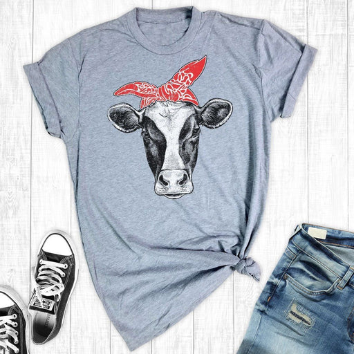 Hipster Cow Tee Shirt
