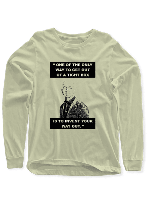 Virgin Teez T-shirt Invent Your Way Out Full Sleeves T-shirt