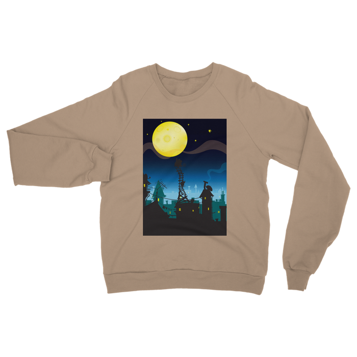VIRGIN TEEZ Sweat shirt Nude / S It must be Cheese Classic Adult Sweatshirt