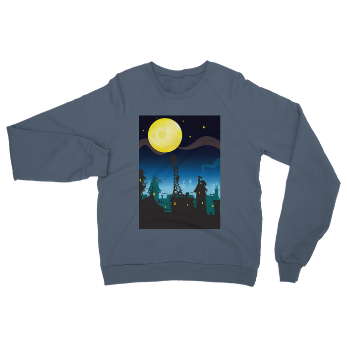 VIRGIN TEEZ Sweat shirt Airforce Blue / S It must be Cheese Classic Adult Sweatshirt