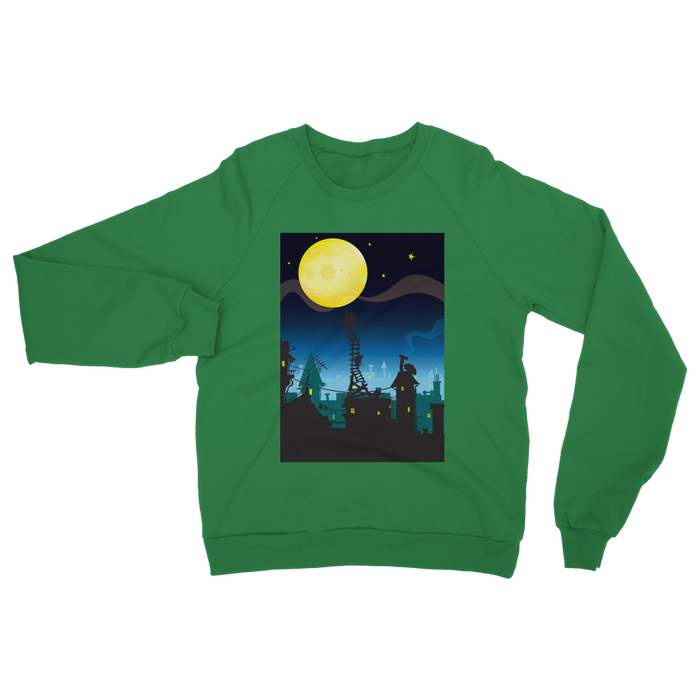 VIRGIN TEEZ Sweat shirt Kelly Green / S It must be Cheese Classic Adult Sweatshirt