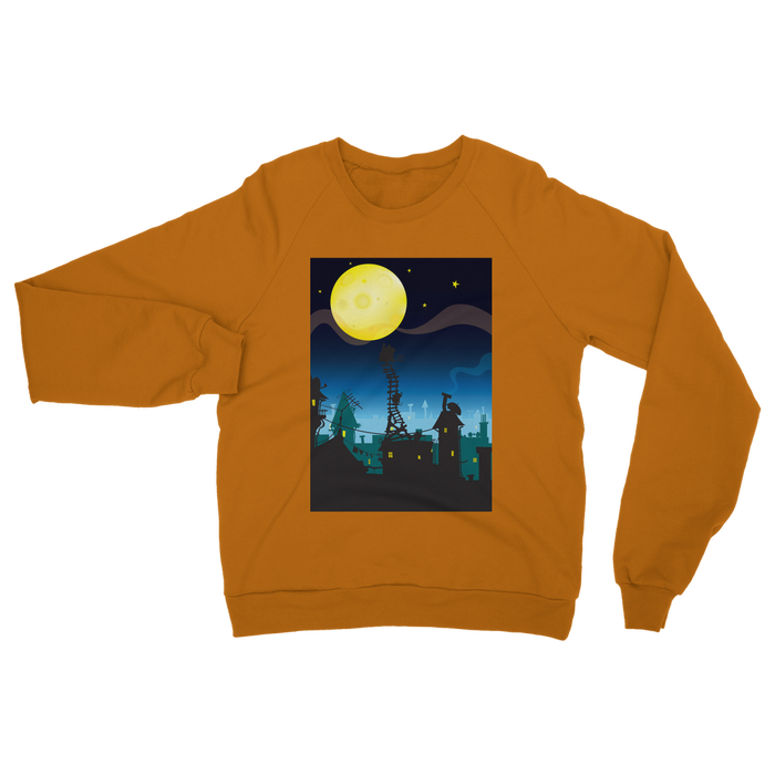 VIRGIN TEEZ Sweat shirt Orange / S It must be Cheese Classic Adult Sweatshirt