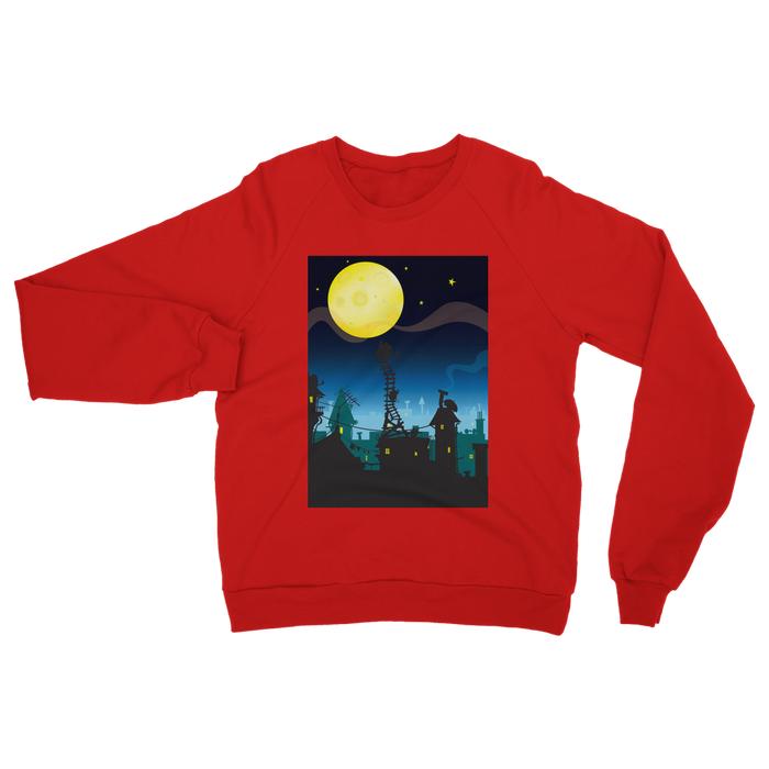 VIRGIN TEEZ Sweat shirt Red / S It must be Cheese Classic Adult Sweatshirt