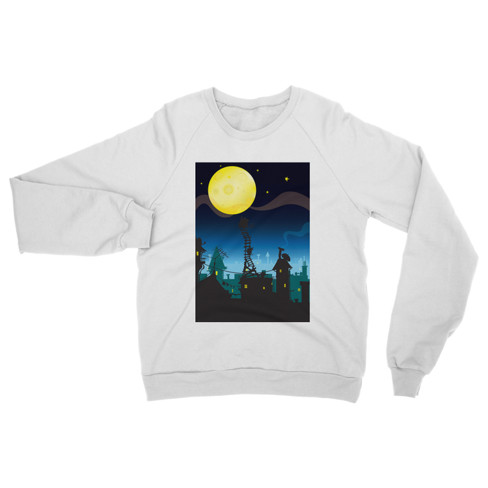 VIRGIN TEEZ Sweat shirt White / S It must be Cheese Classic Adult Sweatshirt