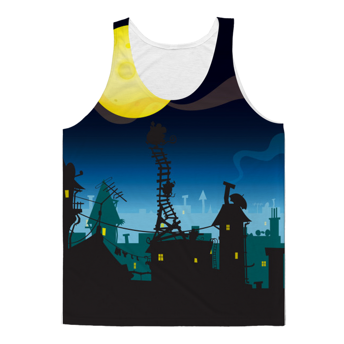 VIRGIN TEEZ Tank Top XS It must be Cheese Classic Sublimation Adult Tank Top