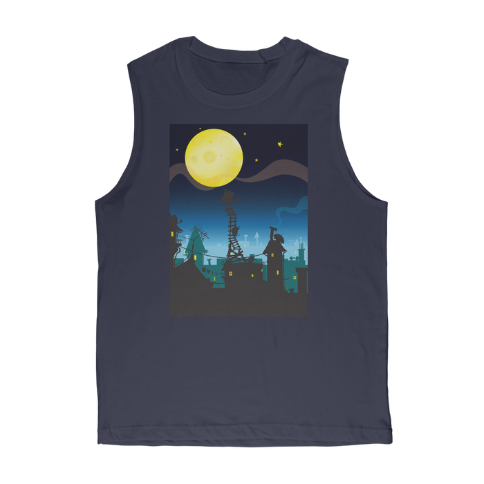 VIRGIN TEEZ Tank Top Navy / Unisex / S It must be Cheese Premium Adult Muscle Top
