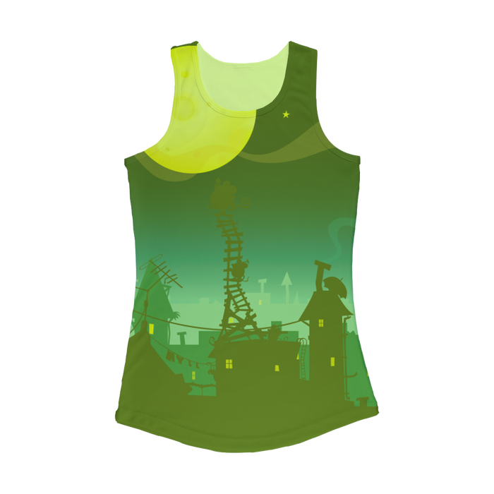 VIRGIN TEEZ Women Tank top Electric Green / XS It must be Cheese Women Performance Tank Top