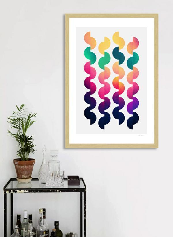 LUVD Framed Art Prints Joy of summer   Frame