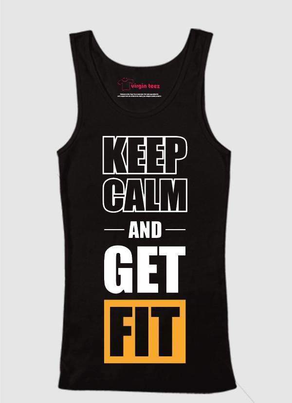 Ali Ahsan Tank Tops Keep Calm And Get Fit Tank Top