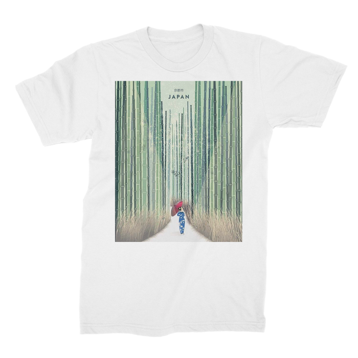 VIRGIN TEEZ Men T-Shirts White / Male / S 京都市 (Kyoto) Premium Jersey Men's T-Shirt