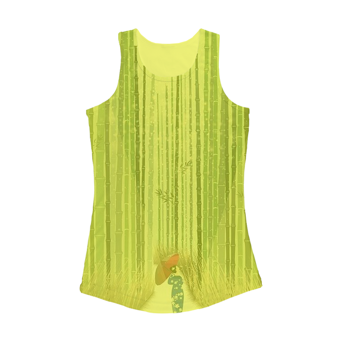 VIRGIN TEEZ Women Tank top Electric Yellow / XS 京都市 (Kyoto) Women Performance Tank Top