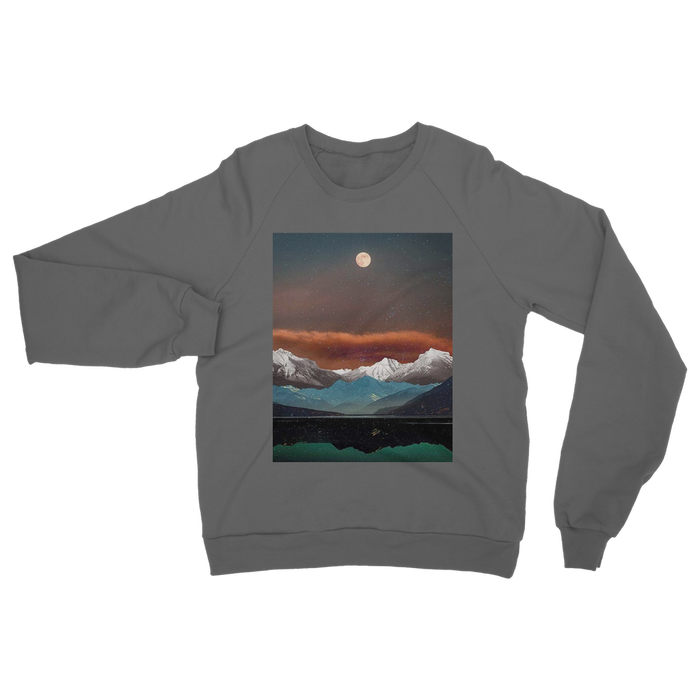 VIRGIN TEEZ Sweat Shirt Dark Grey / S Landscape Collage No. 2 Classic Adult Sweatshirt