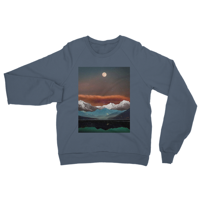 VIRGIN TEEZ Sweat Shirt Airforce Blue / S Landscape Collage No. 2 Classic Adult Sweatshirt