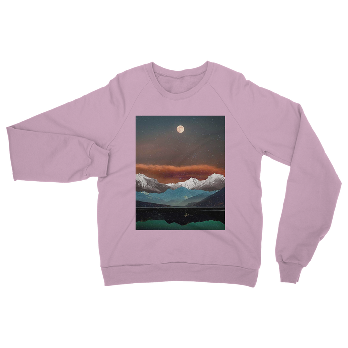 VIRGIN TEEZ Sweat Shirt Light Pink / S Landscape Collage No. 2 Classic Adult Sweatshirt