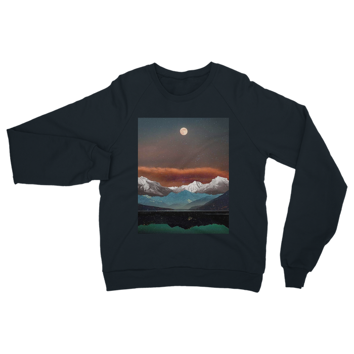VIRGIN TEEZ Sweat Shirt Navy / S Landscape Collage No. 2 Classic Adult Sweatshirt