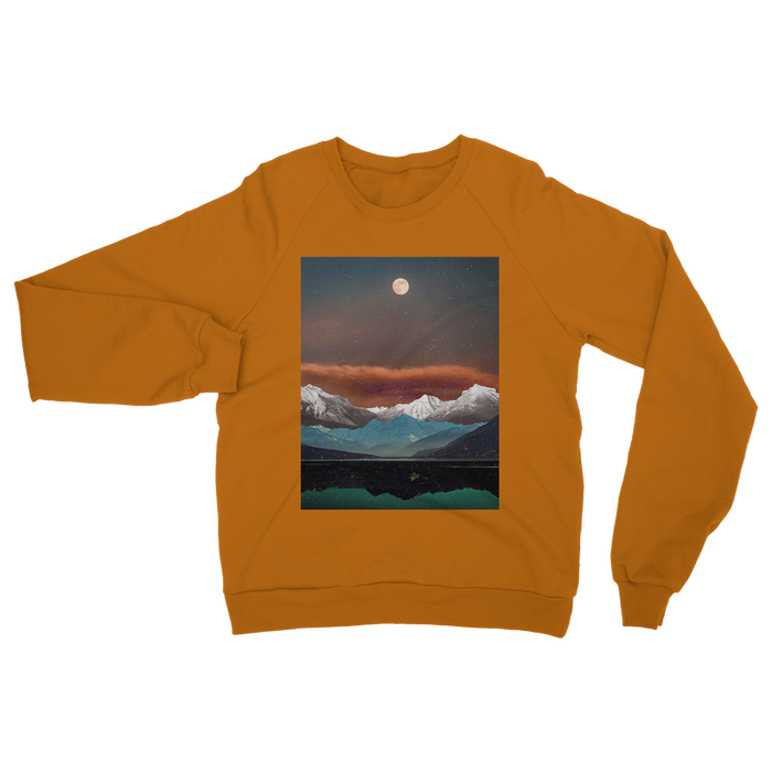 VIRGIN TEEZ Sweat Shirt Orange / S Landscape Collage No. 2 Classic Adult Sweatshirt