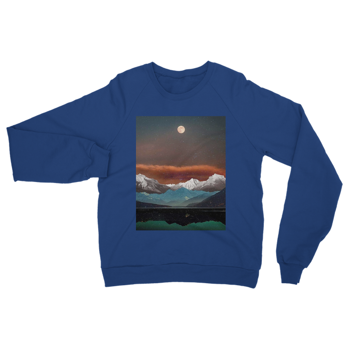 VIRGIN TEEZ Sweat Shirt Royal / S Landscape Collage No. 2 Classic Adult Sweatshirt
