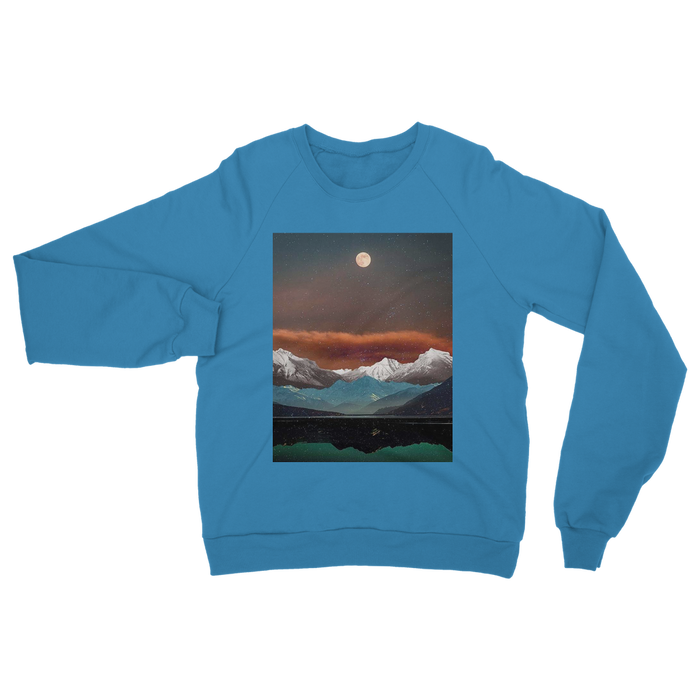 VIRGIN TEEZ Sweat Shirt Sapphire / S Landscape Collage No. 2 Classic Adult Sweatshirt