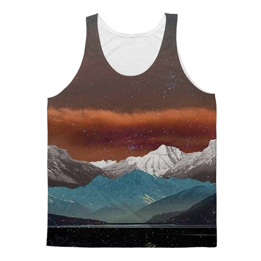 VIRGIN TEEZ Tank Top XS Landscape Collage No. 2 Classic Sublimation Adult Tank Top
