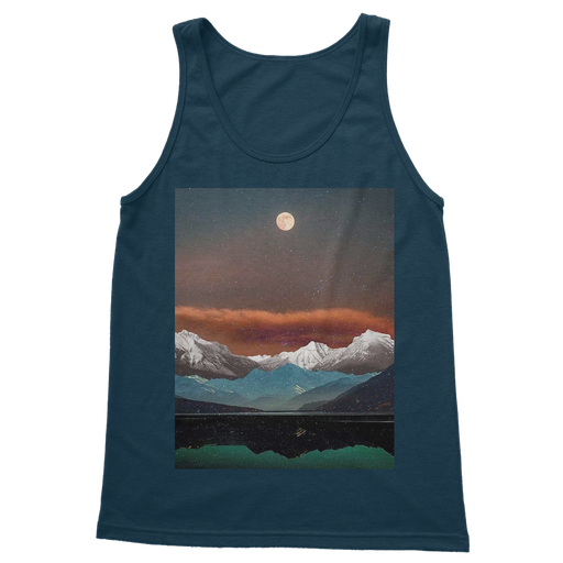 VIRGIN TEEZ Women Tank top Navy / S Landscape Collage No. 2 Classic Women's Tank Top