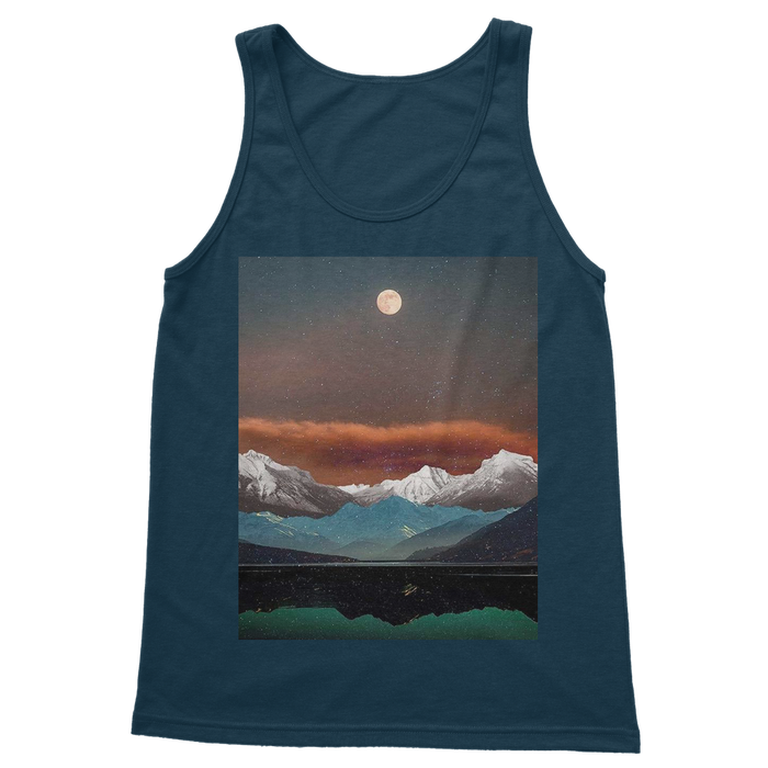 VIRGIN TEEZ Women Tank top Navy / S Landscape Collage No. 2 Classic Women's Tank Top
