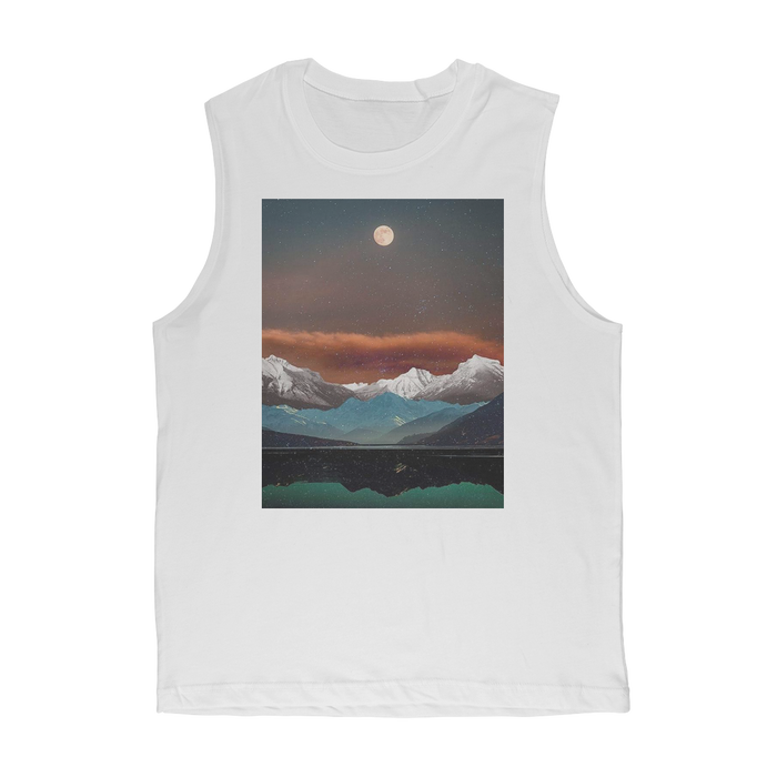 VIRGIN TEEZ Tank Top White / Unisex / S Landscape Collage No. 2 Premium Adult Muscle Top
