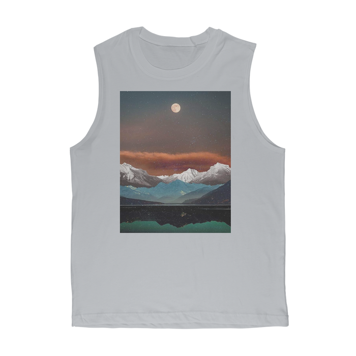 VIRGIN TEEZ Tank Top Light Grey / Unisex / S Landscape Collage No. 2 Premium Adult Muscle Top