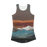 VIRGIN TEEZ Women Tank top White / XS Landscape Collage No. 2 Women Performance Tank Top