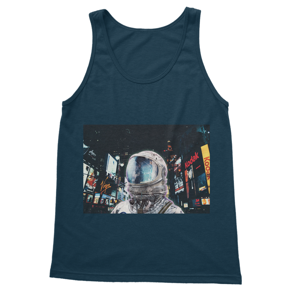VIRGIN TEEZ Women Tank top Navy / S Late Night Life Classic Women's Tank Top