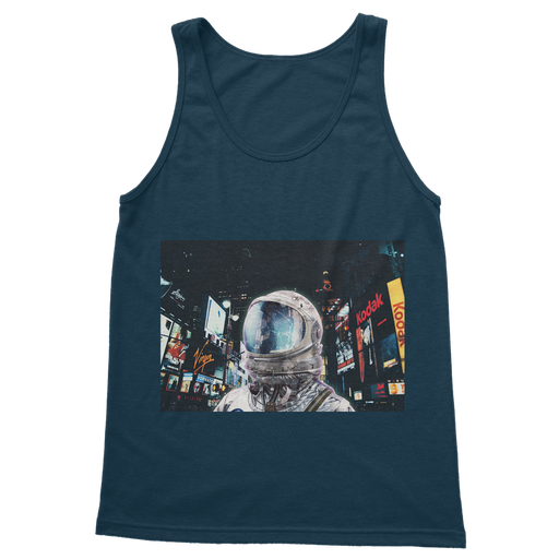 VIRGIN TEEZ Women Tank top Navy / S Late Night Life Classic Women's Tank Top
