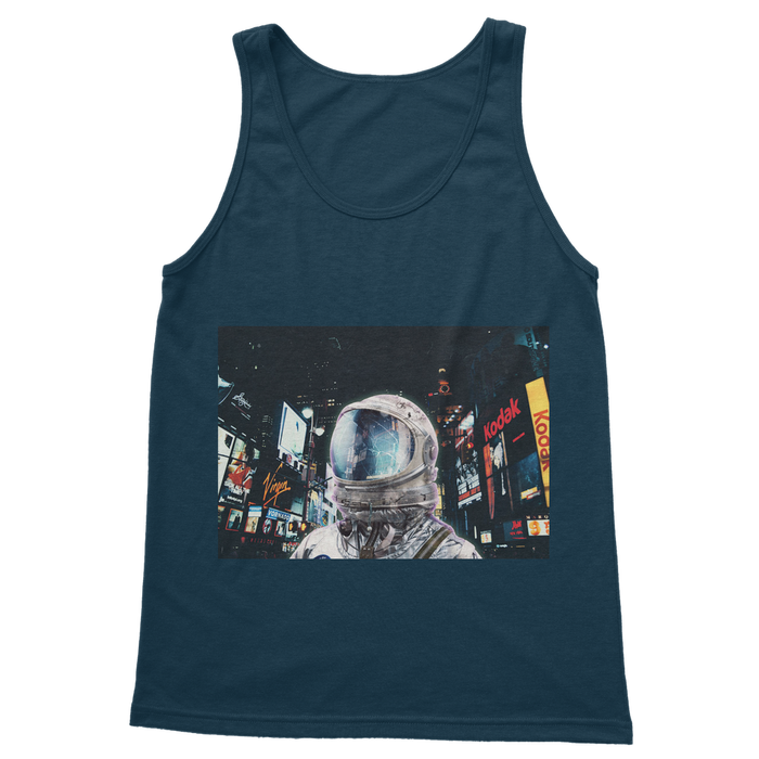 VIRGIN TEEZ Women Tank top Navy / S Late Night Life Classic Women's Tank Top