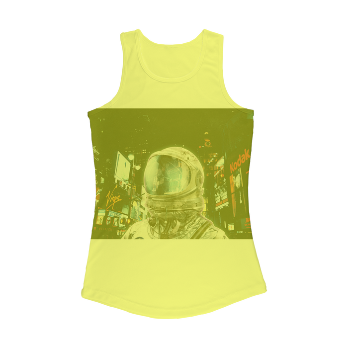 VIRGIN TEEZ Women Tank top Electric Yellow / XS Late Night Life Women Performance Tank Top
