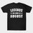 Virgin Teez T-shirt SMALL Legends are born in August Half Sleeves T-shirt