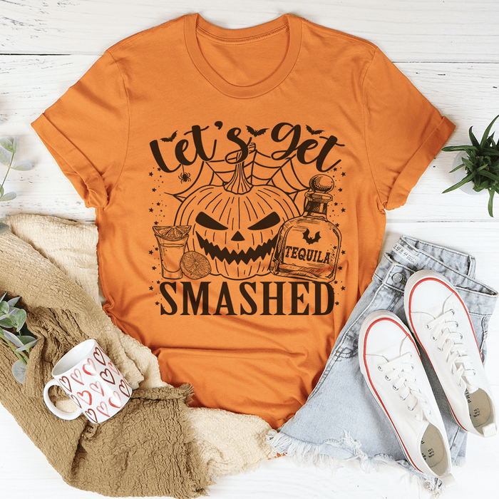 Let's Get Smashed Pumpkin Tee
