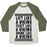 Virgin Teez  Baseball Tee Unisex Tri-Blend Baseball Tee / small / Oatmeal / Moss LIFT, FEAST, DRINK LIKE A VIKING UNISEX TRI-BLEND BASEBALL TEE