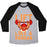 Virgin Teez  Baseball Tee Unisex Tri-Blend Baseball Tee / small / Athletic Gray / Black LIFT LIKE A KROGAN UNISEX TRI-BLEND BASEBALL TEE