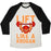 Virgin Teez  Baseball Tee Unisex Tri-Blend Baseball Tee / small / Oatmeal / Black LIFT LIKE A KROGAN UNISEX TRI-BLEND BASEBALL TEE
