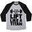 Virgin Teez  Baseball Tee Unisex Tri-Blend Baseball Tee / small / Athletic Gray / Black LIFT LIKE A TITAN UNISEX TRI-BLEND BASEBALL TEE