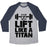 Virgin Teez  Baseball Tee Unisex Tri-Blend Baseball Tee / small / Athletic Gray / Navy LIFT LIKE A TITAN UNISEX TRI-BLEND BASEBALL TEE