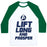 Virgin Teez  Baseball Tee Unisex Classic Baseball Tee / x-small / White/Dark Green LIFT LONG AND PROSPER UNISEX CLASSIC BASEBALL TEE