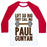 Virgin Teez  Baseball Tee Unisex Classic Baseball Tee / x-small / White/Red LIFT SO BIG THEY CALL ME PAUL GUNYAN UNISEX CLASSIC BASEBALL TEE