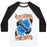 Virgin Teez  Baseball Tee Unisex Classic Baseball Tee / x-small / White/Black LIFT WEIGHTS NOT HATE UNISEX CLASSIC BASEBALL TEE