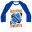 Virgin Teez  Baseball Tee Unisex Classic Baseball Tee / x-small / White/Blue LIFT WEIGHTS NOT HATE UNISEX CLASSIC BASEBALL TEE