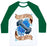 Virgin Teez  Baseball Tee Unisex Classic Baseball Tee / x-small / White/Dark Green LIFT WEIGHTS NOT HATE UNISEX CLASSIC BASEBALL TEE