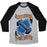 Virgin Teez  Baseball Tee Unisex Tri-Blend Baseball Tee / small / Athletic Gray / Black LIFT WEIGHTS NOT HATE UNISEX TRI-BLEND BASEBALL TEE