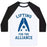Virgin Teez  Baseball Tee Unisex Classic Baseball Tee / x-small / White/Black LIFTING FOR THE ALLIANCE UNISEX CLASSIC BASEBALL TEE