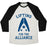 Virgin Teez  Baseball Tee Unisex Tri-Blend Baseball Tee / small / Oatmeal / Black LIFTING FOR THE ALLIANCE UNISEX TRI-BLEND BASEBALL TEE