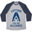 Virgin Teez  Baseball Tee Unisex Tri-Blend Baseball Tee / small / Athletic Gray / Navy LIFTING FOR THE ALLIANCE UNISEX TRI-BLEND BASEBALL TEE