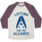 Virgin Teez  Baseball Tee Unisex Tri-Blend Baseball Tee / small / Oatmeal / Maroon LIFTING FOR THE ALLIANCE UNISEX TRI-BLEND BASEBALL TEE