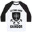 Virgin Teez  Baseball Tee Unisex Classic Baseball Tee / x-small / White/Black LIFTING HARD FROM HERE TO GAINDOR UNISEX CLASSIC BASEBALL TEE